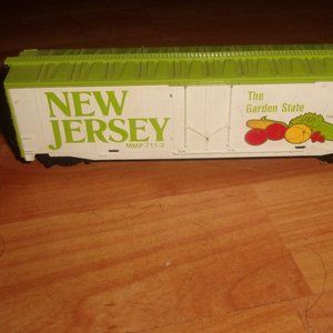 HO train car Mantua New Jersey State MMP 711-3 boxcar railroad display